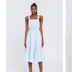 English Factory Sleeveless Midi Dress